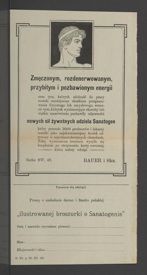 Sanatogen : ulotka