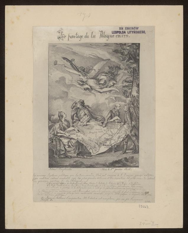 Rozbi&oacute;r Polski w 1772 r.